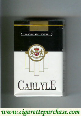 Carlyle Non Filter cigarettes